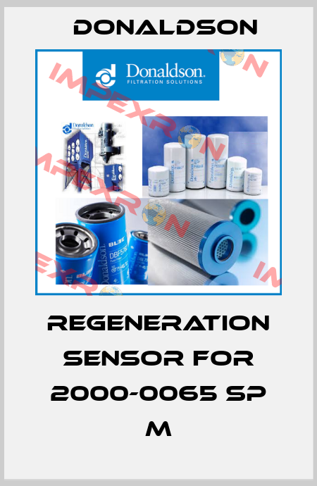 Regeneration sensor for 2000-0065 SP M Donaldson