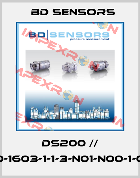 DS200 // 780-1603-1-1-3-N01-N00-1-000 Bd Sensors