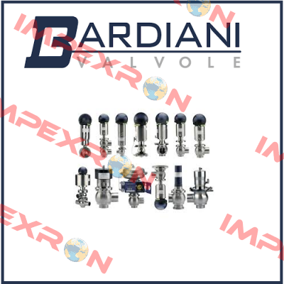 ZQDN50 STAINLESS STEEL PRESSURE ADJUSTING 0 - 80BAR (WITH: 2 X REDUCED THREADED SOCKET 2 X CYLINDER  Bardiani Valvole