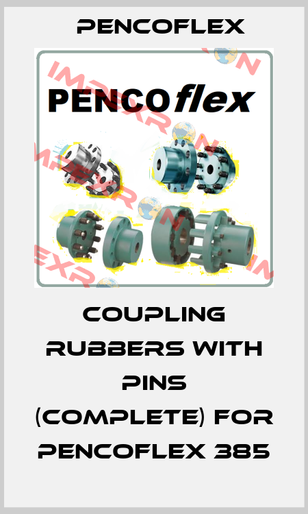 Coupling rubbers with pins (complete) for Pencoflex 385 PENCOflex