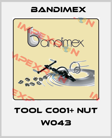 Tool C001+ nut W043 Bandimex