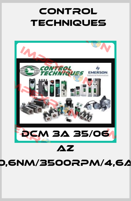 DCM 3A 35/06 AZ 0,6NM/3500RPM/4,6A Control Techniques