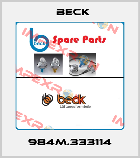 984M.333114 Beck