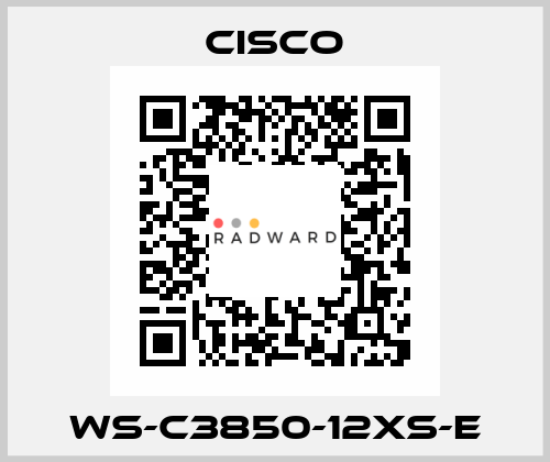WS-C3850-12XS-E Cisco