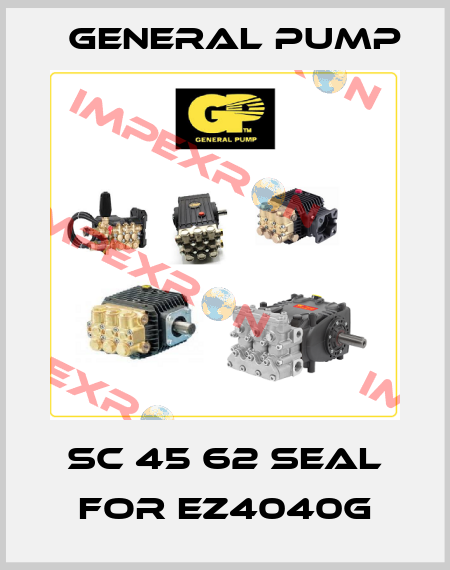SC 45 62 seal for EZ4040G General Pump