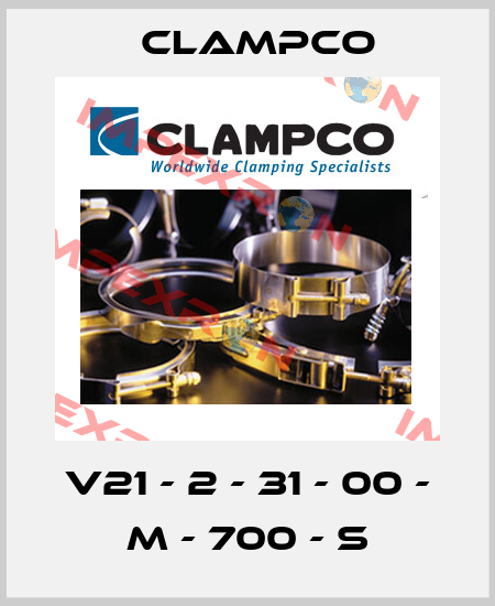 V21 - 2 - 31 - 00 - M - 700 - S Clampco