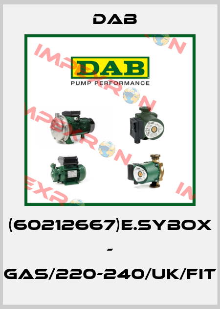 (60212667)E.SYBOX - GAS/220-240/UK/FIT DAB