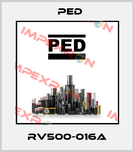 RV500-016A PED