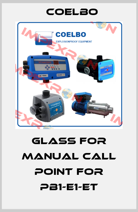 Glass for Manual Call Point for PB1-E1-ET COELBO