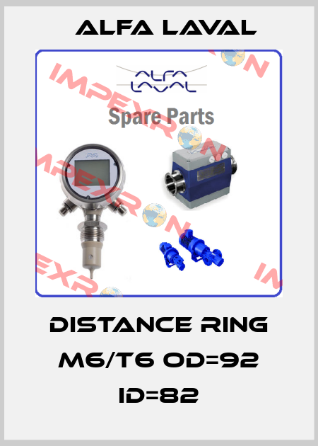 Distance Ring M6/T6 OD=92 ID=82 Alfa Laval