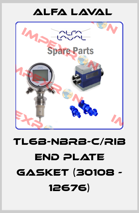 TL6B-NBRB-C/RIB END PLATE GASKET (30108 - 12676) Alfa Laval