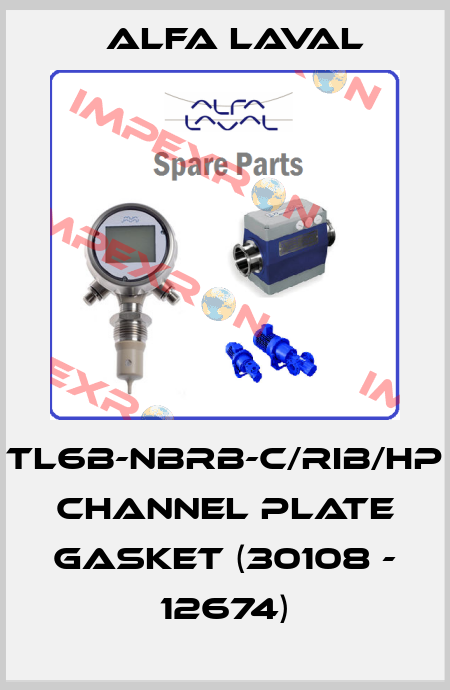 TL6B-NBRB-C/RIB/HP CHANNEL PLATE GASKET (30108 - 12674) Alfa Laval