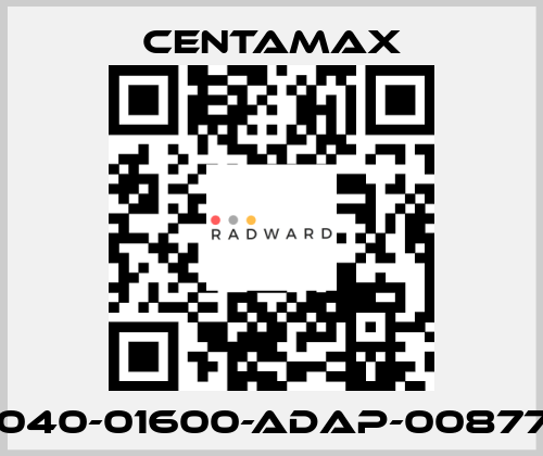 0040-01600-ADAP-008777 CENTAMAX