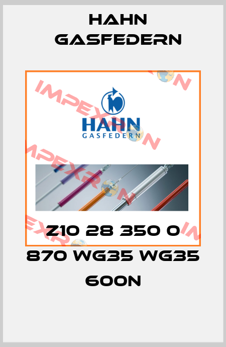 Z10 28 350 0 870 WG35 WG35 600N Hahn Gasfedern