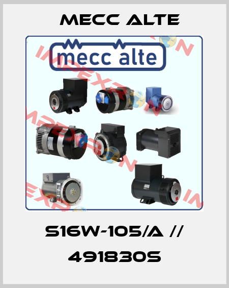 S16W-105/A // 491830S Mecc Alte