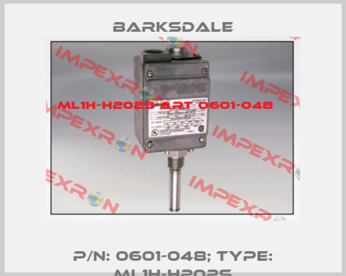 p/n: 0601-048; Type: ML1H-H202S Barksdale