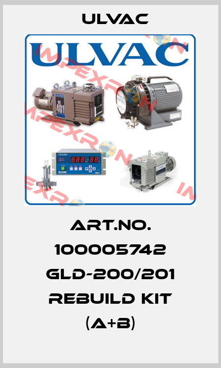 Art.No. 100005742 GLD-200/201 Rebuild Kit (A+B) ULVAC