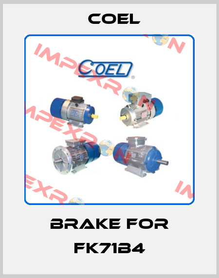 brake for FK71B4 Coel