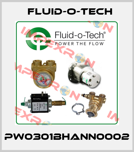 PW0301BHANN0002 Fluid-O-Tech