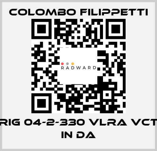 RIG 04-2-330 VLRA VCT IN DA Colombo Filippetti