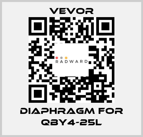 diaphragm for QBY4-25L VEVOR