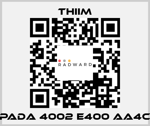 PADA 4002 E400 AA4C Thiim