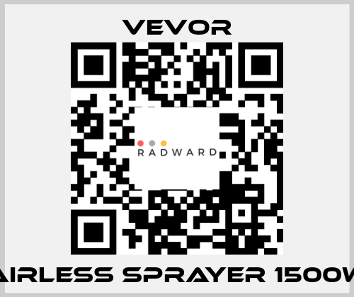 Airless Sprayer 1500W VEVOR