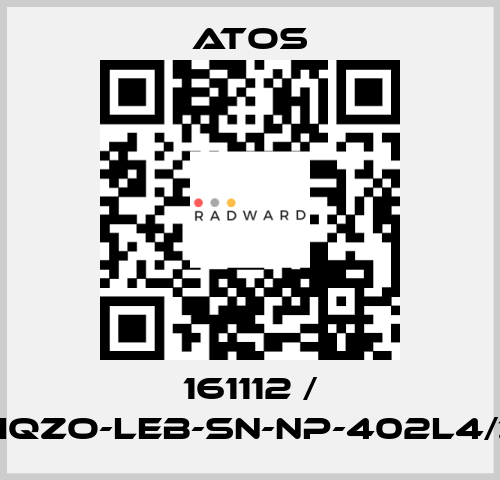161112 / LIQZO-LEB-SN-NP-402L4/Z Atos