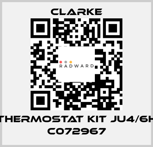 THERMOSTAT KIT JU4/6H C072967 Clarke