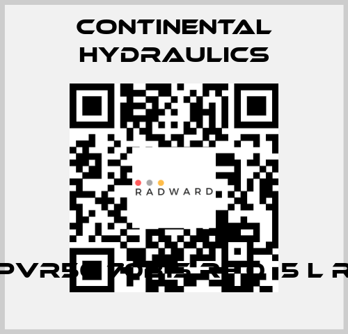 PVR50 70B15 RF 0  5 L R Continental Hydraulics