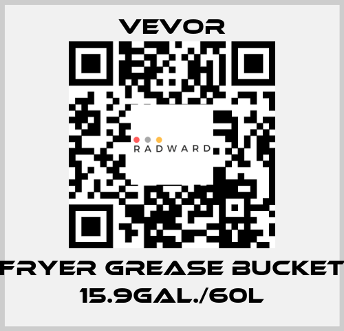 Fryer Grease Bucket 15.9Gal./60L VEVOR