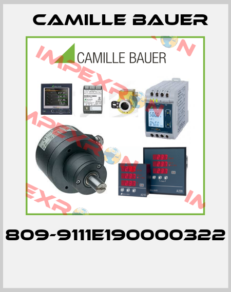 809-9111E190000322  Camille Bauer