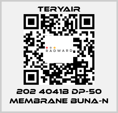 202 4041B DP-50 Membrane Buna-N TERYAIR