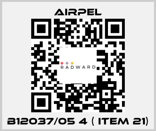 B12037/05 4 ( ITEM 21) Airpel