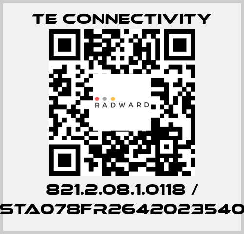 821.2.08.1.0118 / BSTA078FR26420235400 TE Connectivity