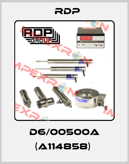 D6/00500A (A114858)  RDP