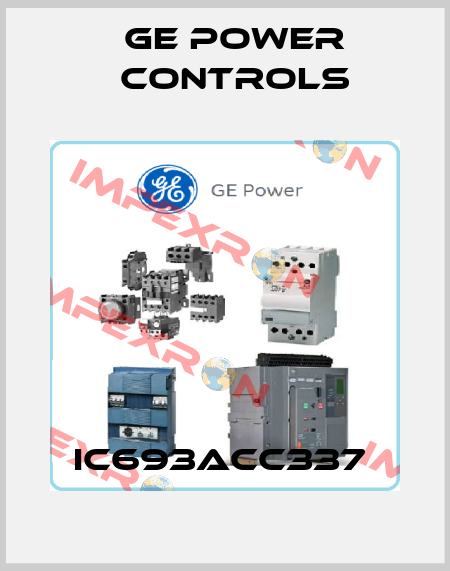  IC693ACC337  GE Power Controls