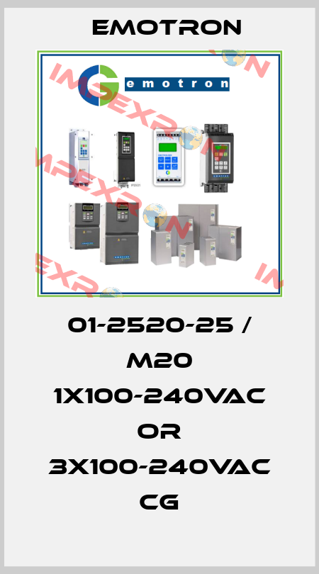 01-2520-25 / M20 1x100-240VAC or 3x100-240VAC CG Emotron