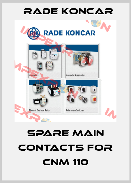 spare main contacts for CNM 110 RADE KONCAR