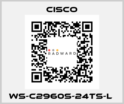 WS-C2960S-24TS-L  Cisco