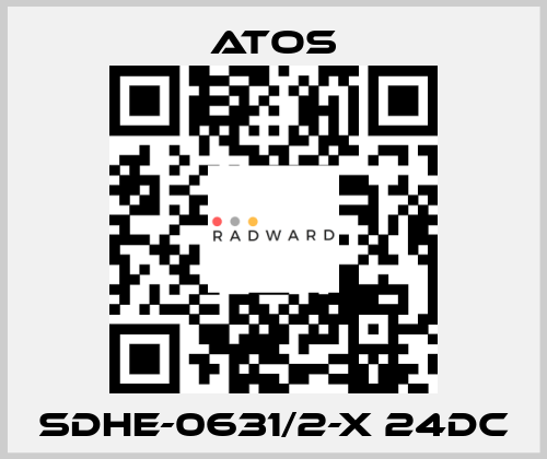 SDHE-0631/2-X 24DC Atos