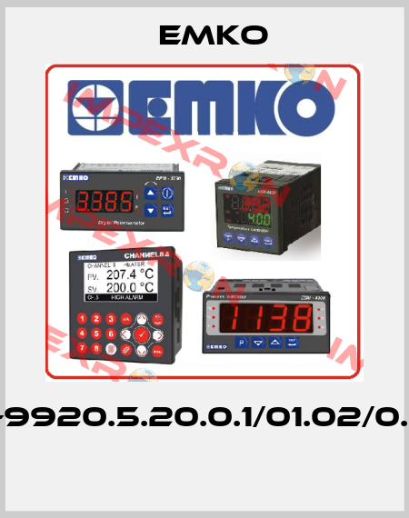 ESM-9920.5.20.0.1/01.02/0.0.0.0  EMKO