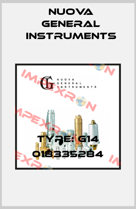 Type: G14 018335284 Nuova General Instruments