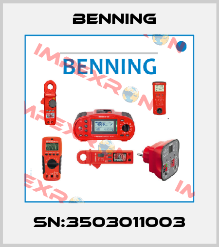 SN:3503011003 Benning