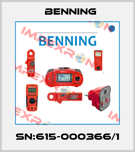 SN:615-000366/1 Benning