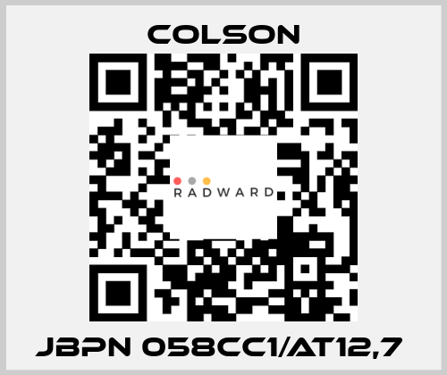 JBPN 058CC1/AT12,7  Colson