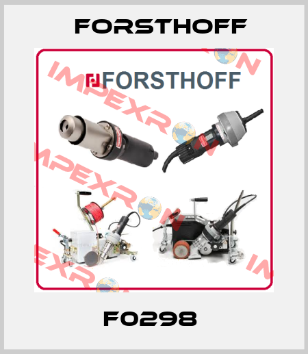 F0298  Forsthoff