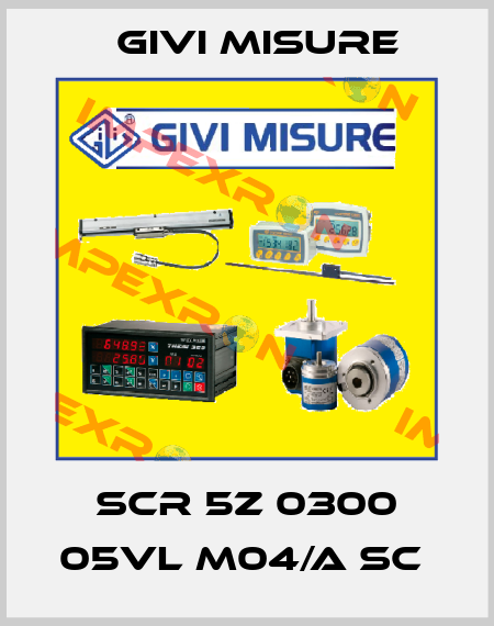 SCR 5Z 0300 05VL M04/A SC  Givi Misure