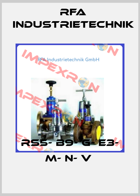 RS5- B9- G- E3- M- N- V  RFA Industrietechnik