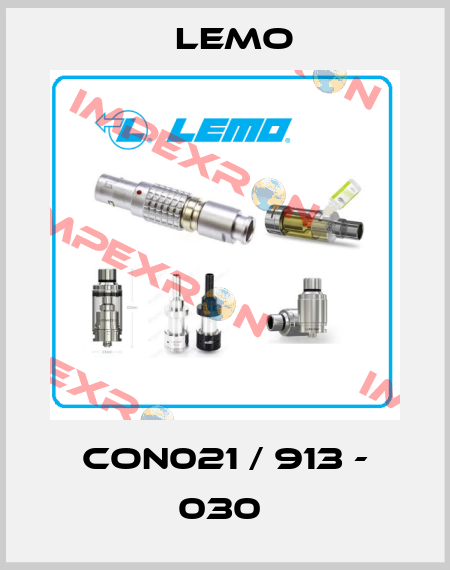 CON021 / 913 - 030  Lemo